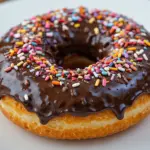 Cake Donut With Chocolate Frosting