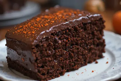 Chocolate Cake With Cayenne Pepper