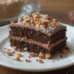Chocolate Cake With Pecans And Coconut