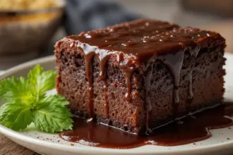 Chocolate Cake With Soy Sauce