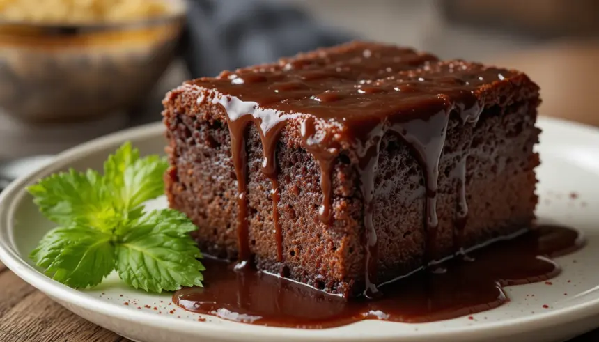 Chocolate Cake With Soy Sauce