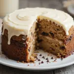 Chocolate Chip Cake With Cream Cheese Frosting