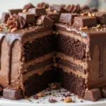 Chocolate Drip Cake With Chocolate Bars