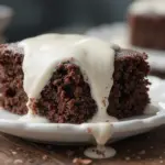 Chocolate Poke Cake With Pourable Frosting