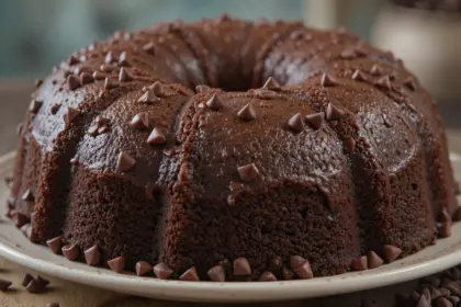 Chocolate Pound Cake With Chocolate Chips