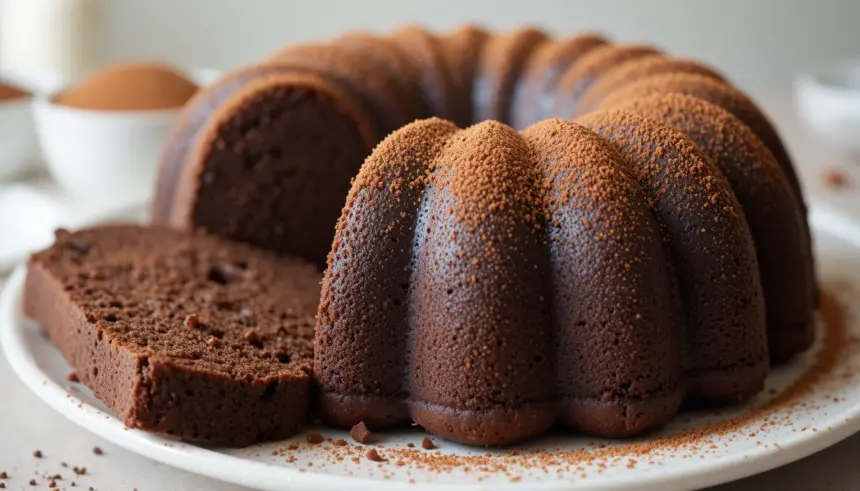 Chocolate Pound Cake With Cocoa Powder