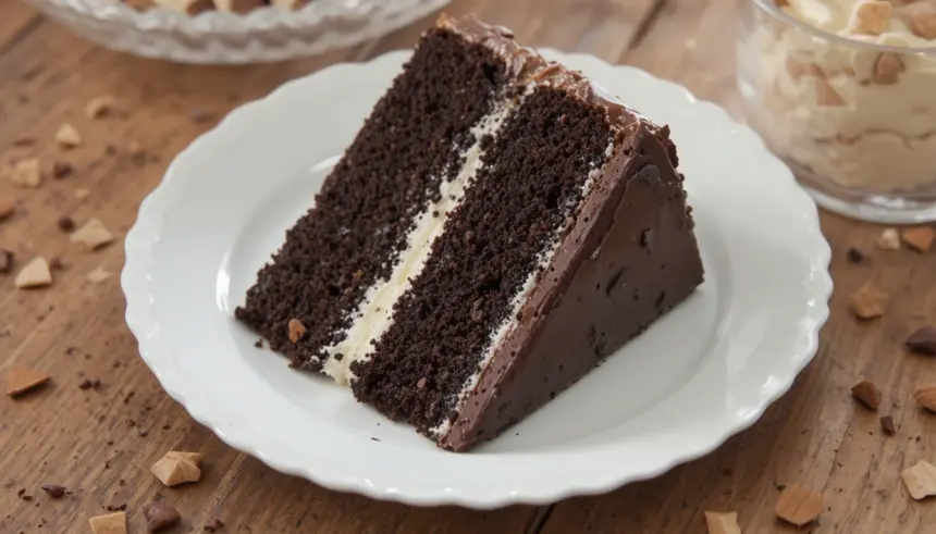 Hershey Chocolate Cake With Cream Cheese Filling