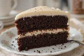 Moist Chocolate Cake With Buttercream Frosting