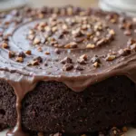 Vegan Chocolate Cake With Ganache