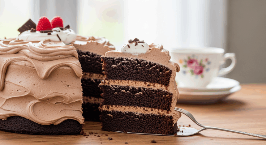 Chocolate Buttermilk Cake With Sour Cream