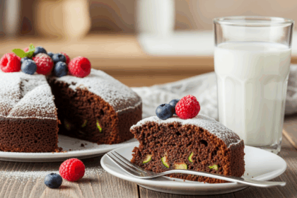Chocolate Zucchini Cake With Milk