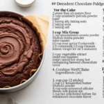 Chocolate Fudge Cake Recipe With Sour Cream