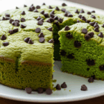 Green Cake With Chocolate Chips