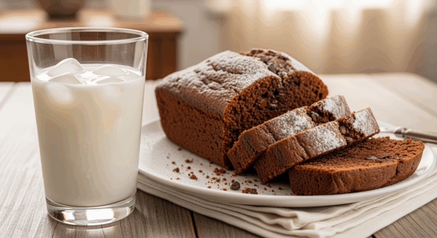 Chocolate Loaf Cake With Milk