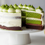 Matcha Chocolate Cake With Cream Cheese Frosting