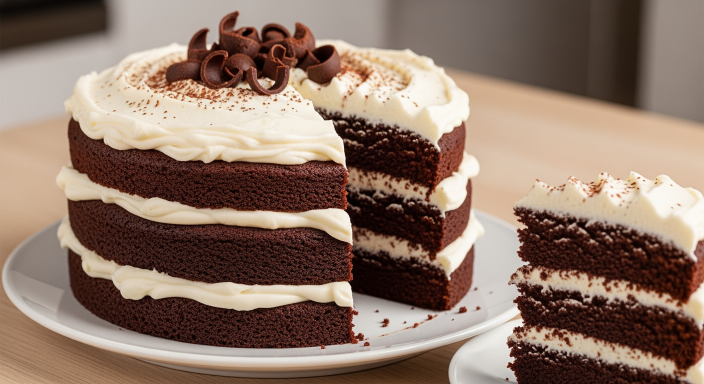 Vegan Chocolate Cake With Buttercream Frosting