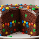 Chocolate Cake With M&M's Inside