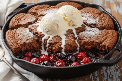 Chocolate Cherry Cobbler With Cake Mix