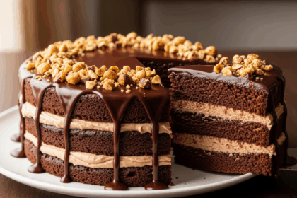 Chocolate Hazelnut Cake With Drizzle