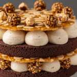 Chocolate Hazelnut Cake With Almonds