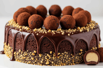 Chocolate Hazelnut Cake With Truffles