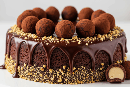 Chocolate Hazelnut Cake With Truffles