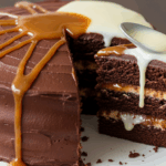 Chocolate Cake With Condensed Milk And Caramel