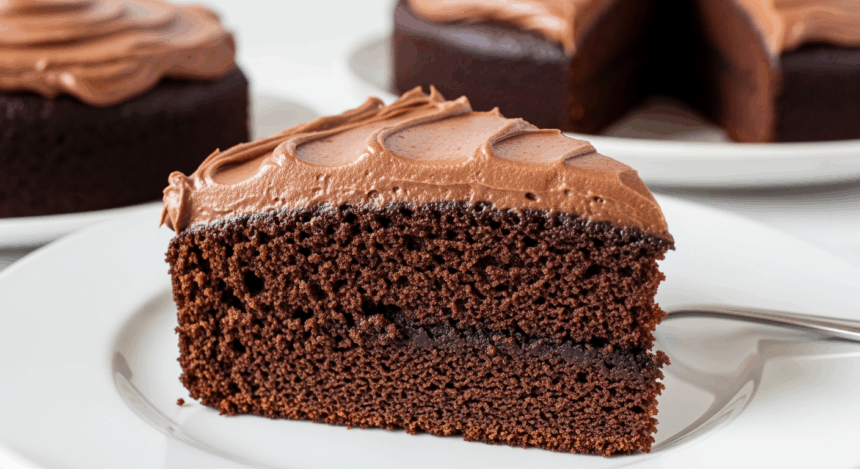 Soft Crumb Chocolate Cake With Fudge Frosting
