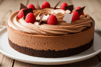 Mousse Cake With Chocolate Base