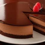 Chocolate Mousse Cake With Chocolate Mirror Glaze