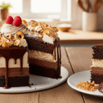 Chocolate Coconut Cake With Pudding