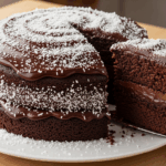 Chocolate Cake With Grated Coconut