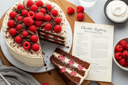 Chocolate Raspberry Cake Recipe With Sour Cream