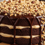 Chocolate Hazelnut Cake With Glaze