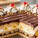 Banana Split Cake With Chocolate Frosting