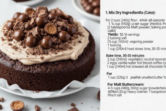 Chocolate Malt Cake Recipe With Malt Powder