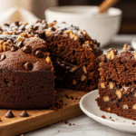 Chocolate Chip Cake With Nuts