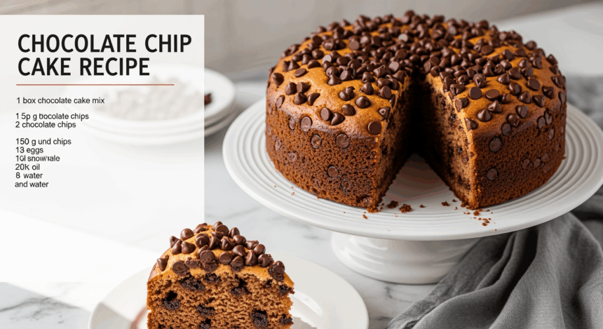 Chocolate Chip Cake Recipe With Cake Mix