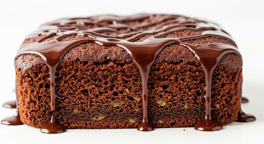 Chocolate Zucchini Cake With Glaze