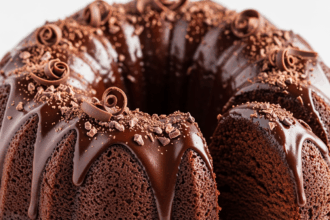 Double Chocolate Bundt Cake With Chocolate Glaze