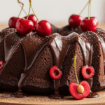 Chocolate Bundt Cake With Cherry