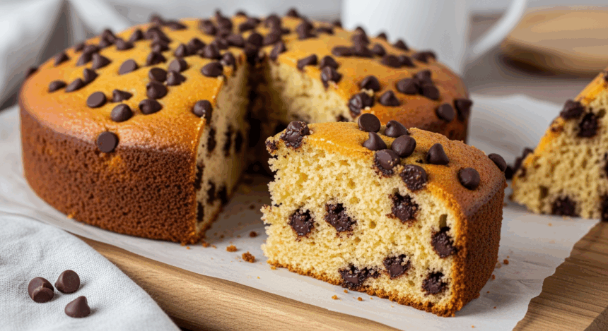 Homemade Cake With Chocolate Chips