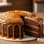 Chocolate Cake With Caramel Glaze