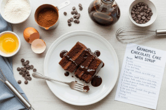 Chocolate Cake With Syrup Recipe