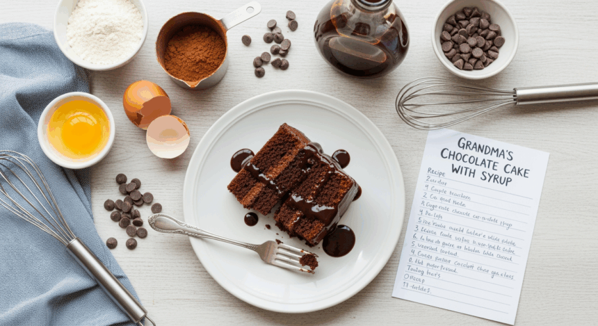 Chocolate Cake With Syrup Recipe