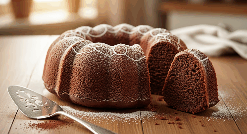 Chocolate Bundt Cake With Cocoa Powder