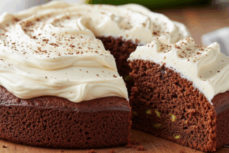 Chocolate Zucchini Cake With Cream Cheese Icing