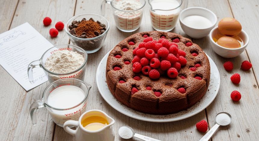 Chocolate Cake Recipe With Raspberries