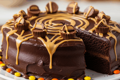 Chocolate Cake With Reeses Cups