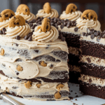 Chocolate Cake With Cookie Dough Frosting